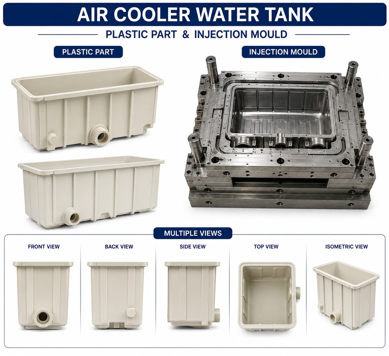 Air Cooler Plastic Water Tank